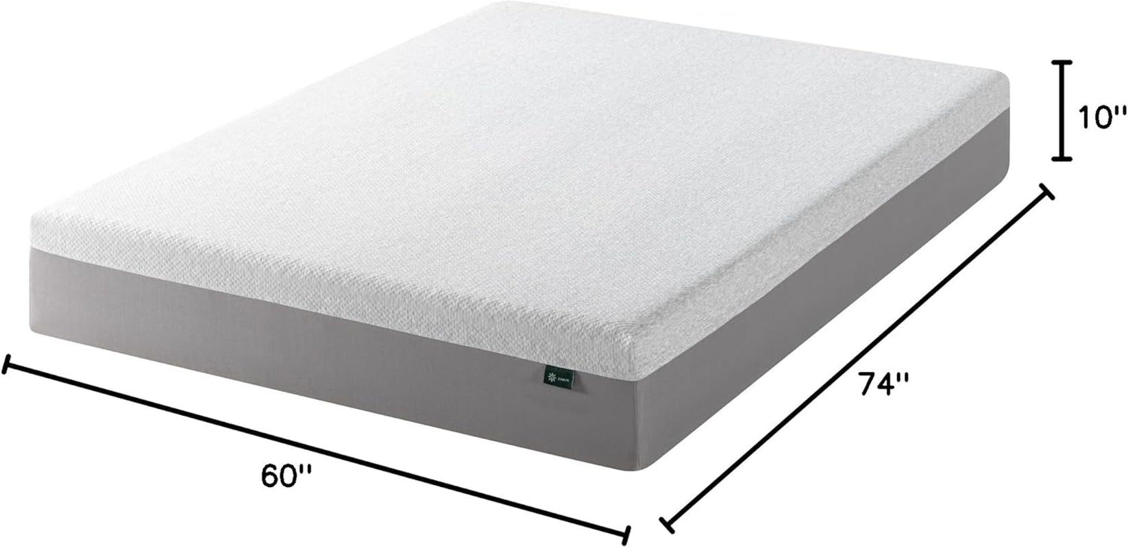 10 Inch Short Queen Memory Foam RV Mattress Comfort