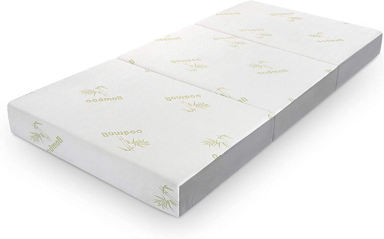 Queen Trifold Memory Foam Mattress With Removable Cover